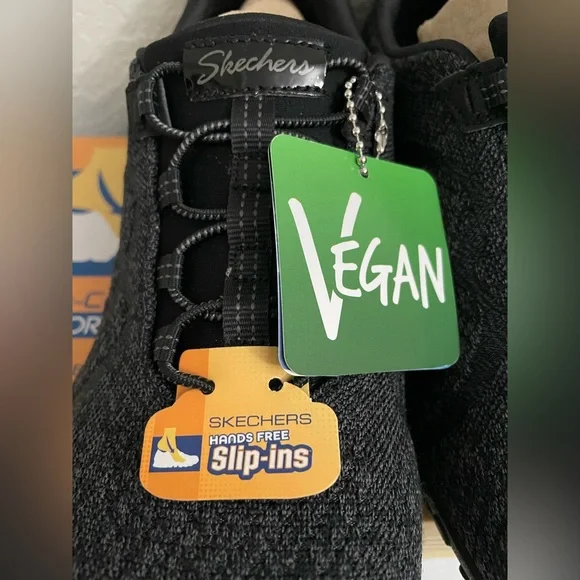 Skechers Breathe Easy Knitty Waves Hands Free Slip-ins Womens 7 Black (100762) - Picture 2 of 13